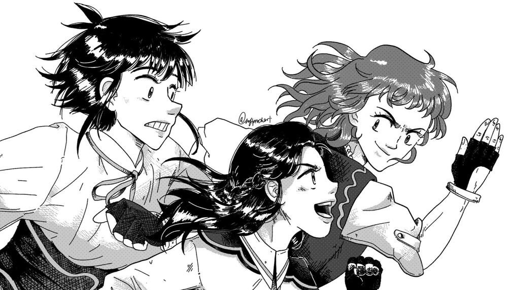 Tetarra - Close up of characters